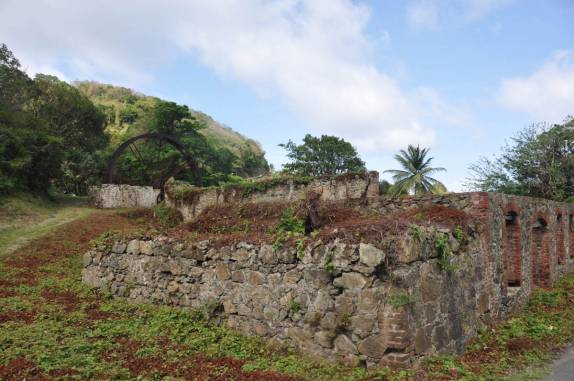 Ruínas de antigo forte em Speyside - Tobago